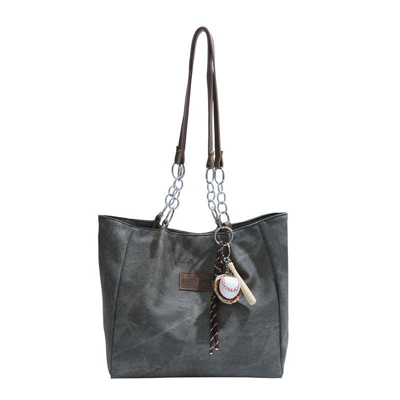 Guiling PU Tote torba, najlonska unutrašnjost, zatvarač, unutarnji džep za mobitel, unutarnja pregrada