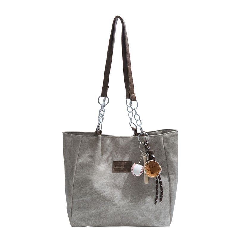 Guiling PU Tote torba, najlonska unutrašnjost, zatvarač, unutarnji džep za mobitel, unutarnja pregrada