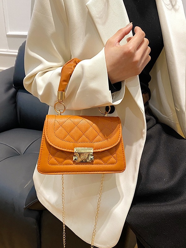 Wumei ženska torba — urban stil, PU materijal, mala kvadratna torba, zaključavanje, poliester podstava