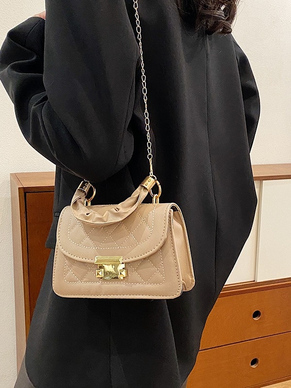 Wumei ženska torba — urban stil, PU materijal, mala kvadratna torba, zaključavanje, poliester podstava