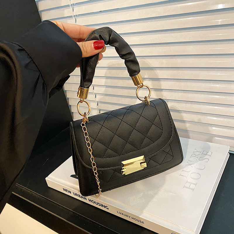 Wumei ženska torba — urban stil, PU materijal, mala kvadratna torba, zaključavanje, poliester podstava