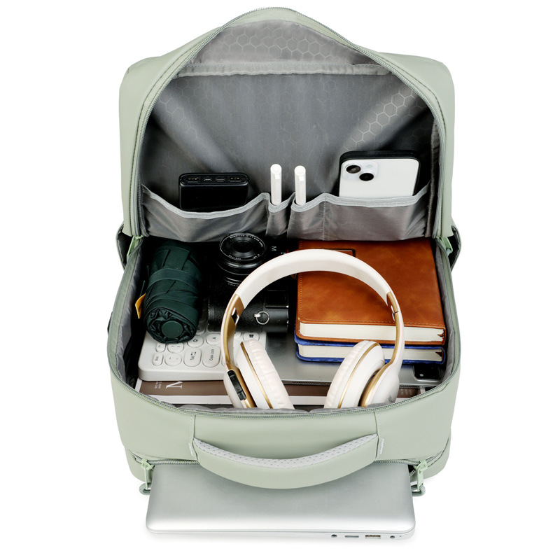 Rucsac de afaceri pentru călătorii, capacitate 36-55 L, material membran, sistem de purtare cu aer, funcție de extindere