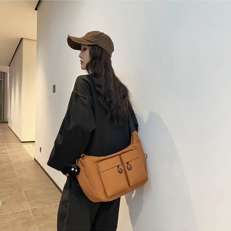 Unisex nailono pečių krepšys lauko sportui, didelė talpa