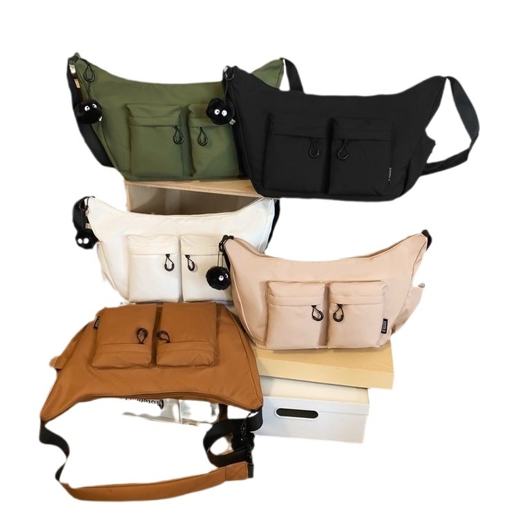 Unisex nailono pečių krepšys lauko sportui, didelė talpa