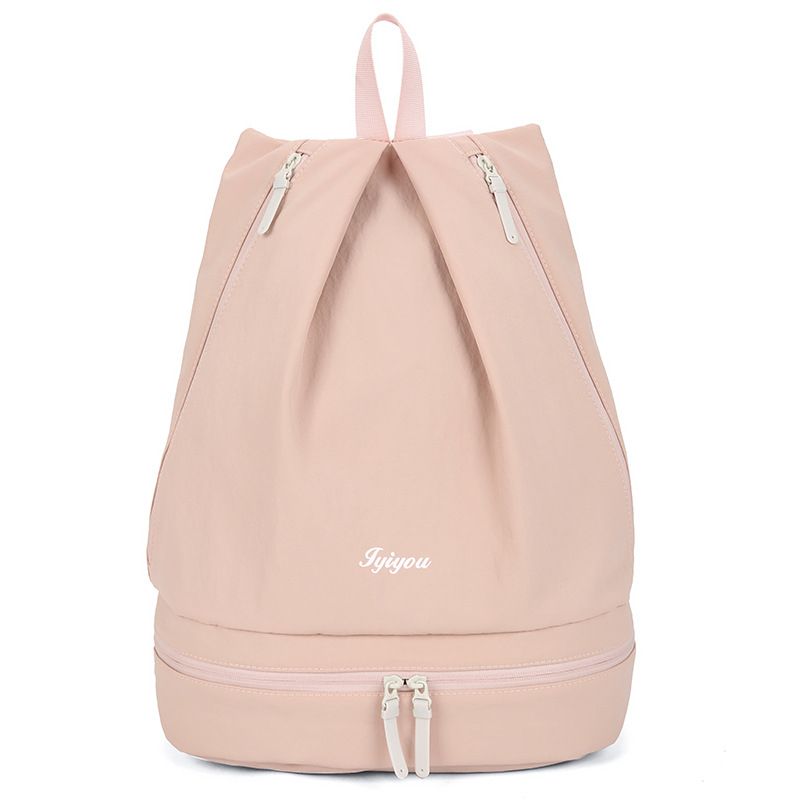 Fitness torba s mokro-suhi odjeljak, vodootporna, najlon materijal, kapacitet ispod 20 L, unisex