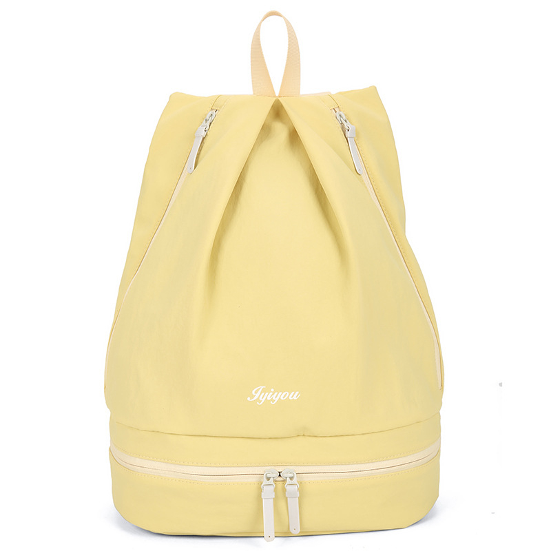 Fitness torba s mokro-suhi odjeljak, vodootporna, najlon materijal, kapacitet ispod 20 L, unisex