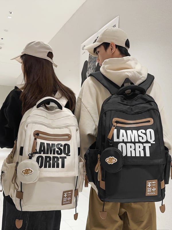 Unisex nylon ruksak, kapacitet 20–35 L, vodootporan, pogodan za 16-inčni prijenosnik, remeni s zračnom jastučićem