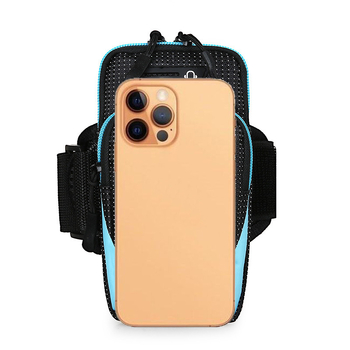 Telefonui ant rankos skirtas krepšys sportui lauke — vandeniui atsparus nailonas, unisex, ultralengvas