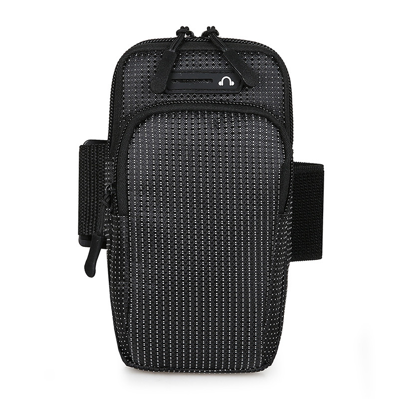 Telefonui ant rankos skirtas krepšys sportui lauke — vandeniui atsparus nailonas, unisex, ultralengvas