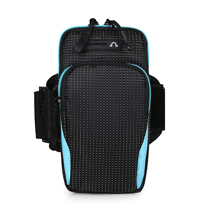 Telefonui ant rankos skirtas krepšys sportui lauke — vandeniui atsparus nailonas, unisex, ultralengvas