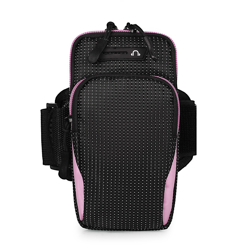 Telefonui ant rankos skirtas krepšys sportui lauke — vandeniui atsparus nailonas, unisex, ultralengvas