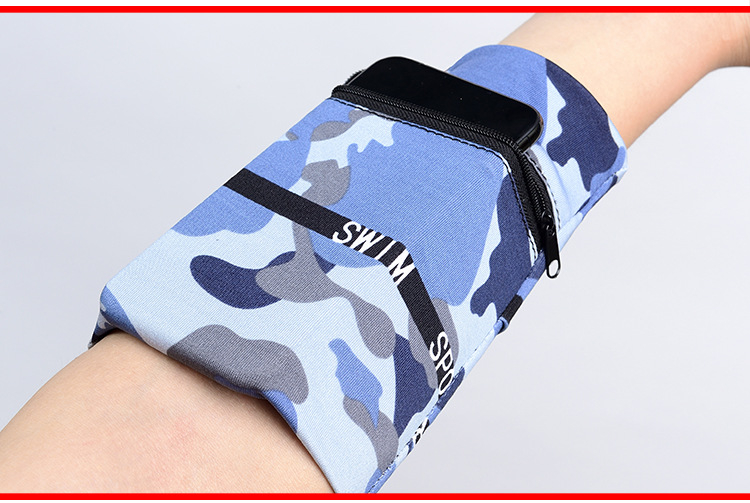 Telefono rankos krepšys bėgimui – tinklinė medžiaga, nailono įdėklas, dryžuotas raštas, kvėpuojantis ir ultralengvas, lauko sportui