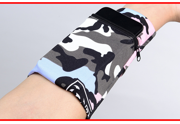 Telefono rankos krepšys bėgimui – tinklinė medžiaga, nailono įdėklas, dryžuotas raštas, kvėpuojantis ir ultralengvas, lauko sportui