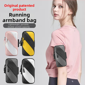 Unisex rankinė telefono bėgimui — Oxford audinys, poliesterio pamušalas, kvėpuojanti, atspari vandeniui, itin lengva