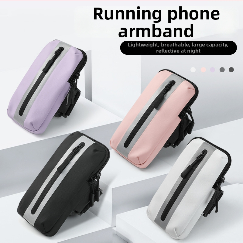 Rankinis telefono dėklas bėgimui (unisex) – Oxford audinys, kvėpuojantis, atsparus vandeniui, ultralengvas, poliesterio pamušalas