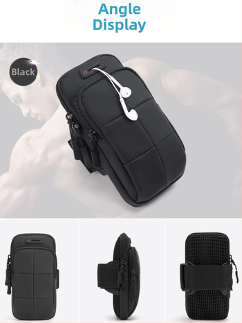 Telefonui ant rankos krepšys – bėgimui, unisex, PU oda, kvėpuojanti, atspari vandeniui, ultra lengva