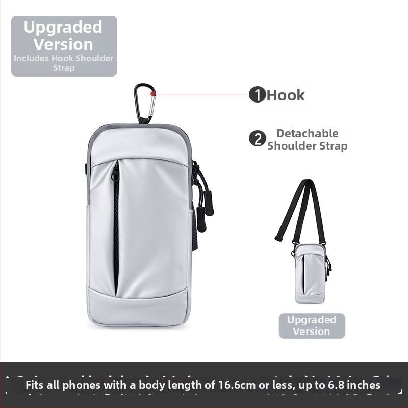 Telefono rankinė sportui – atspari vandeniui, ultra lengva, PU medžiaga, universalus, skirta lauko sportui