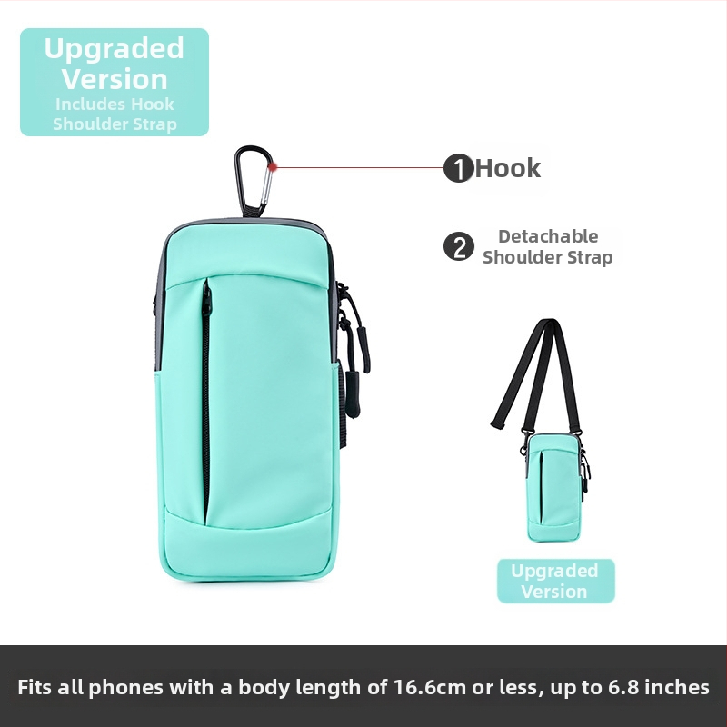 Telefono rankinė sportui – atspari vandeniui, ultra lengva, PU medžiaga, universalus, skirta lauko sportui