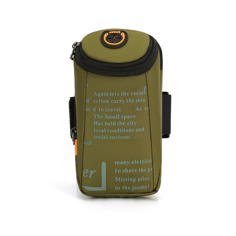 Telefono armbags bėgimui, vandeniui atsparus Oxford audinys, kamufliažinis raštas, poliesterio pamušalas