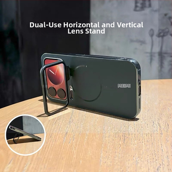 Metāla objektīva turētājs Xiaomi 17 Pro Max – matēta virsma, mīkra mala, cieta apakšdaļa, kritiena aizsardzība, saderīgs ar aizsargkarti