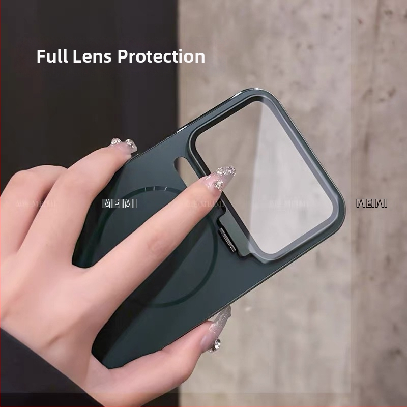 Metāla objektīva turētājs Xiaomi 17 Pro Max – matēta virsma, mīkra mala, cieta apakšdaļa, kritiena aizsardzība, saderīgs ar aizsargkarti