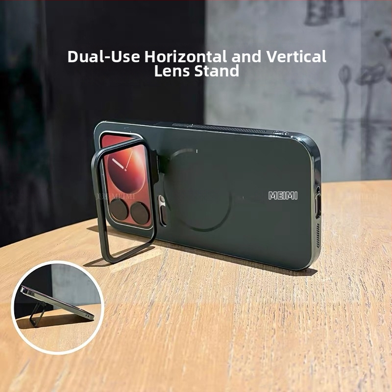 Metāla objektīva turētājs Xiaomi 17 Pro Max – matēta virsma, mīkra mala, cieta apakšdaļa, kritiena aizsardzība, saderīgs ar aizsargkarti