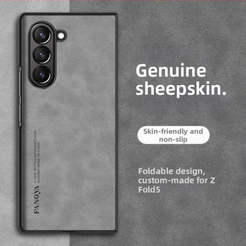 Samsung Galaxy Z Fold3 aizmuges vāciņš - TPU āda, injekcijas formēšana, biznesa stils, aizsardzība pret nolietojumu un krišanu