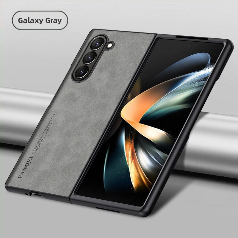 Samsung Galaxy Z Fold3 aizmuges vāciņš - TPU āda, injekcijas formēšana, biznesa stils, aizsardzība pret nolietojumu un krišanu
