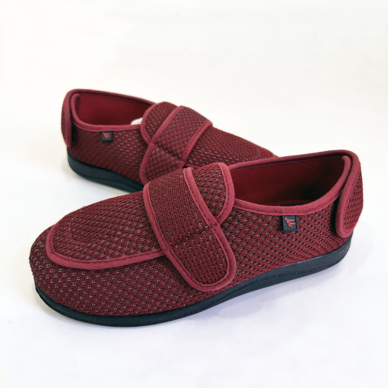Chivago unisex ljetne tenisice, široki broj, mrežasti gornji dio, Velcro zatvarač, okrugli vrh, gumeni potplat, pogodne za otečene noge i Hallux Valgus