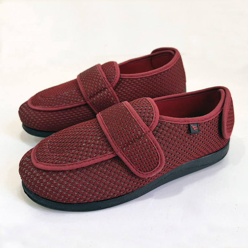 Chivago unisex ljetne tenisice, široki broj, mrežasti gornji dio, Velcro zatvarač, okrugli vrh, gumeni potplat, pogodne za otečene noge i Hallux Valgus