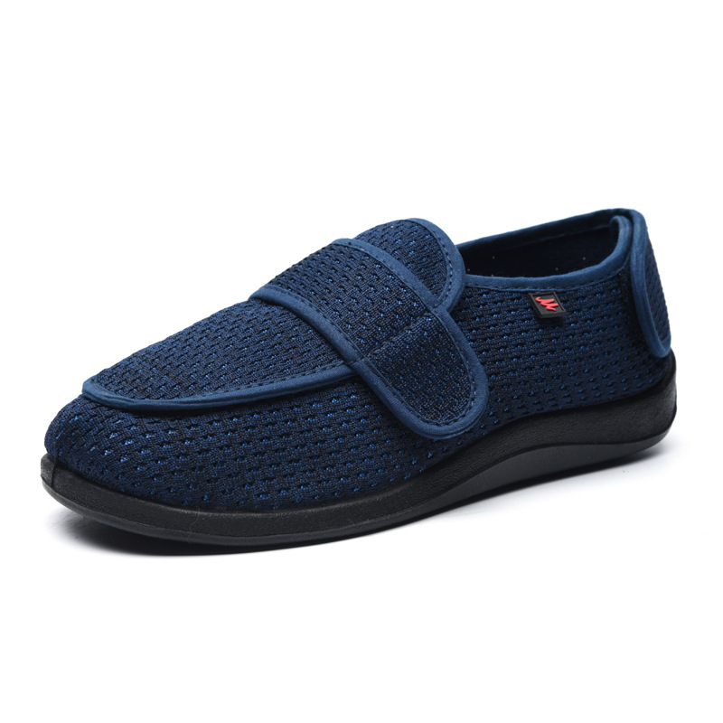 Chivago unisex ljetne tenisice, široki broj, mrežasti gornji dio, Velcro zatvarač, okrugli vrh, gumeni potplat, pogodne za otečene noge i Hallux Valgus