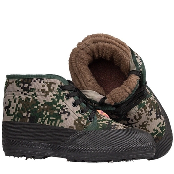 Zimske platnene radne cipele visokog kroja, flis podstava i gumena potplata