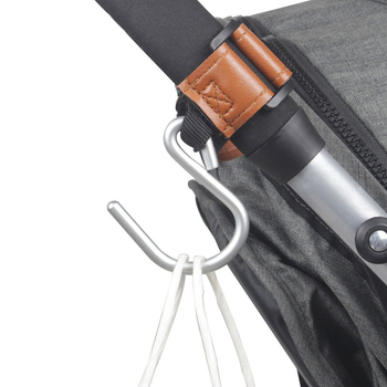 Kuka za kolica, S-oblik, univerzalna kompatibilnost, materijal: aluminijska legura + PU (Brend: New Wright)