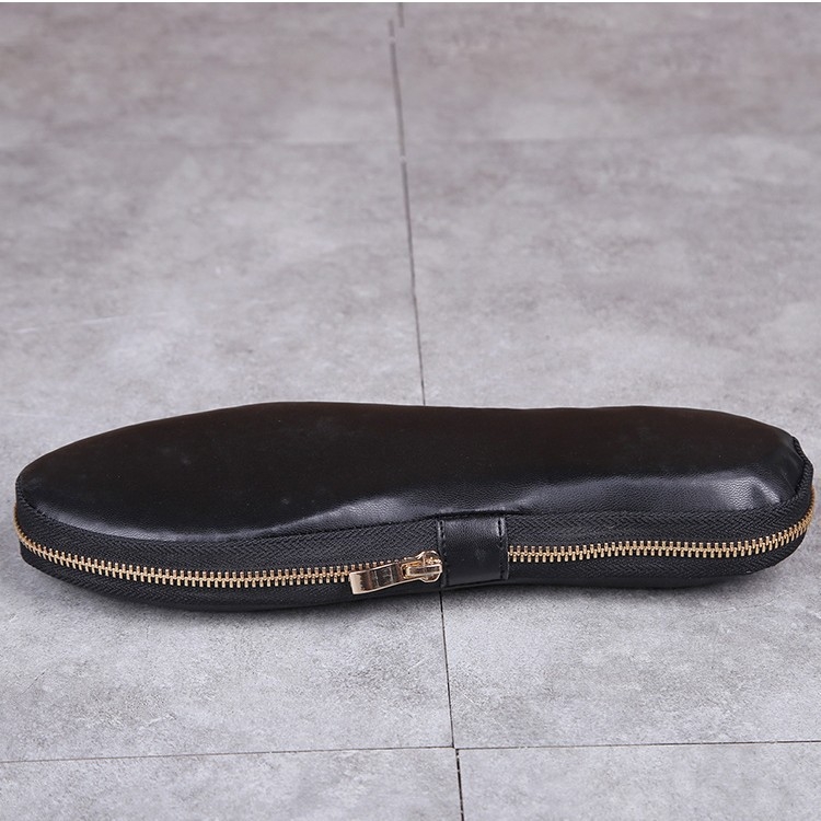 Muške mokasine od prave kože, bez vezica, prozračne, gumeni potplat, zaobljeni vrh