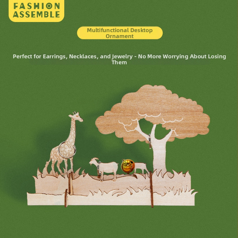 Puidust DIY telefonihoidja - 3D pusleplokkide komplekt, Basswood materjal, 0–38 tk, vanus 7–14 aastat, kokkupandav ehitusplokk