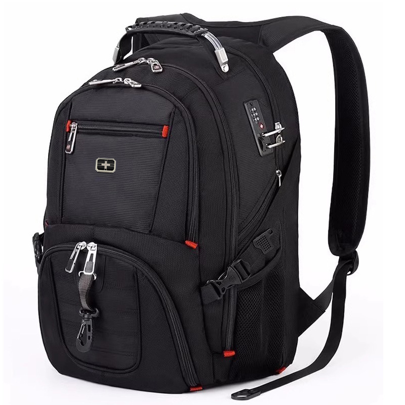 Rucsac de afaceri cu protecție anti-furt, capacitate 36–55L, material Oxford, bretele curbate