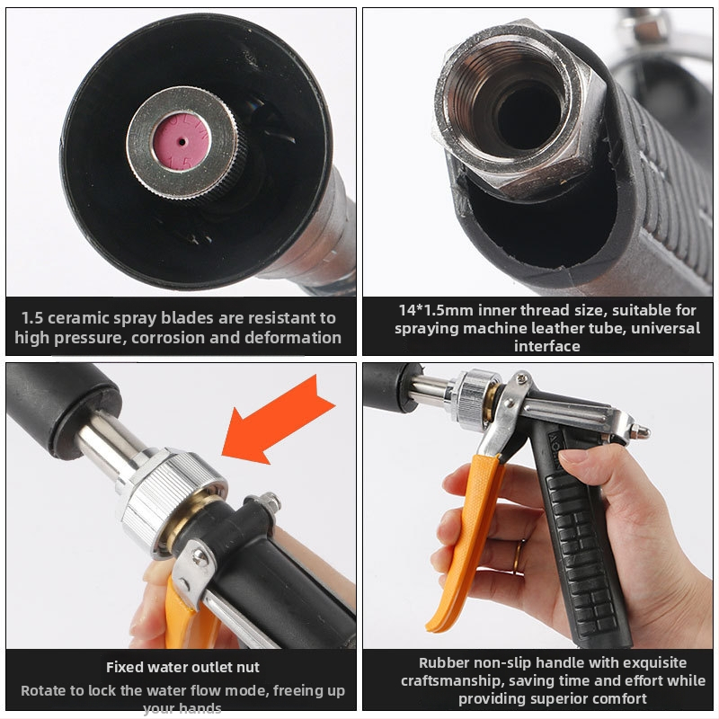 Aolin hliníková striekacia pištola s dávkovaním, určená pre domáce záhradníctvo a poľnohospodárske použitie