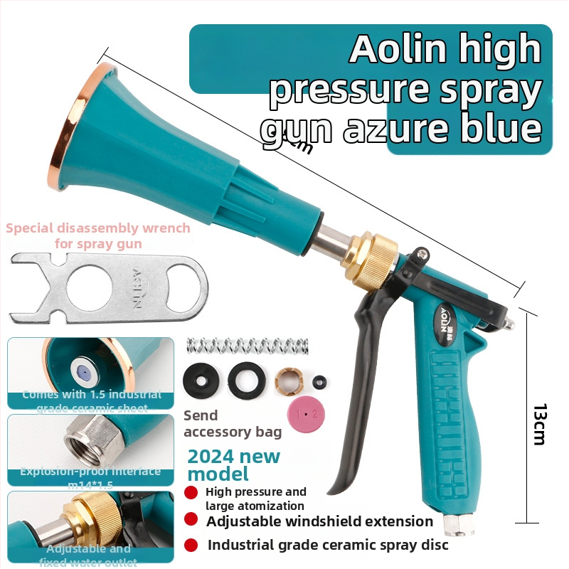 Aolin hliníková striekacia pištola s dávkovaním, určená pre domáce záhradníctvo a poľnohospodárske použitie