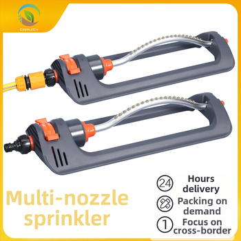 Rozprašovač na trávnik – 19-dierový automatický hojdač, otáčajúci výstrek, ABS materiál