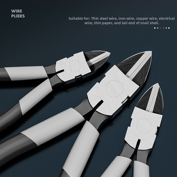 Professzionális villanyszerelő drótvágó fogó, bonsai metsző, ágak és virágok vágására, vékony pengék, éles