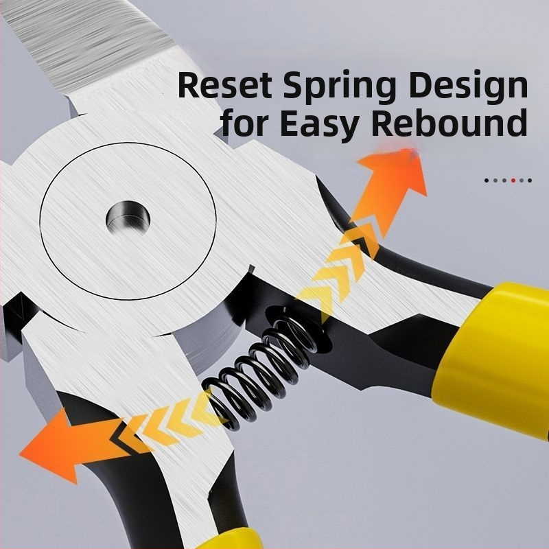 Professzionális villanyszerelő drótvágó fogó, bonsai metsző, ágak és virágok vágására, vékony pengék, éles