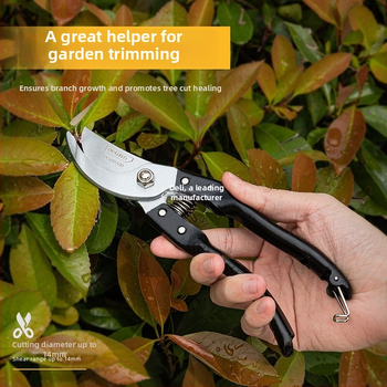 QIYUN Škare za orezivanje voćnih stabala, uštedljivi vrtni alat za rezanje grana i cvijeća u teglama