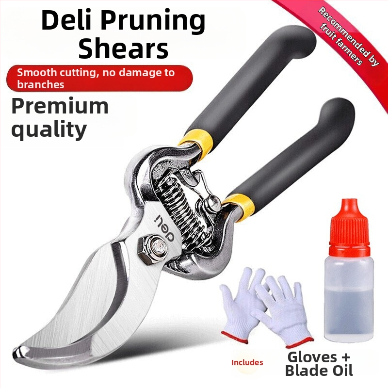 QIYUN Škare za orezivanje voćnih stabala, uštedljivi vrtni alat za rezanje grana i cvijeća u teglama