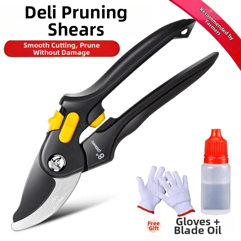 QIYUN Škare za orezivanje voćnih stabala, uštedljivi vrtni alat za rezanje grana i cvijeća u teglama