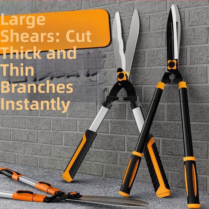 Kertészeti metszőolló otthoni használatra, virágok és sövény vágásához, vastag ágakhoz