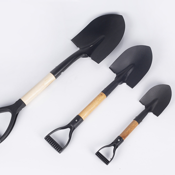 Градинарска лопата с остър квадратен връх за открита употреба — подходяща за копаене на пясък и сняг, марка Lusheng hardware