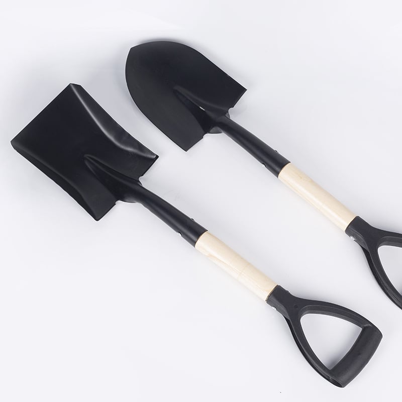 Градинарска лопата с остър квадратен връх за открита употреба — подходяща за копаене на пясък и сняг, марка Lusheng hardware
