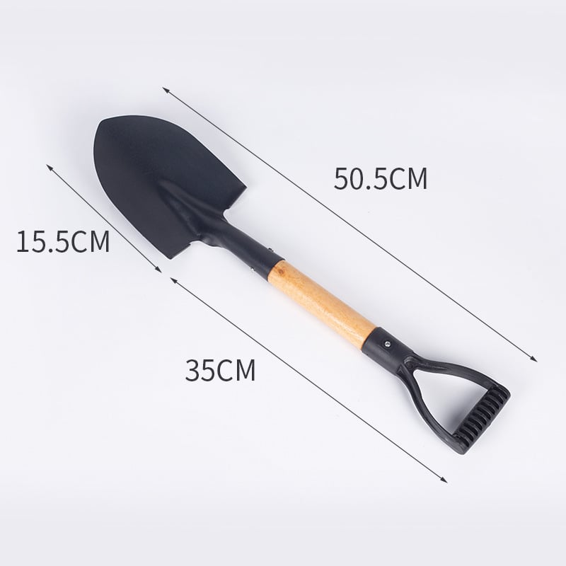Градинарска лопата с остър квадратен връх за открита употреба — подходяща за копаене на пясък и сняг, марка Lusheng hardware