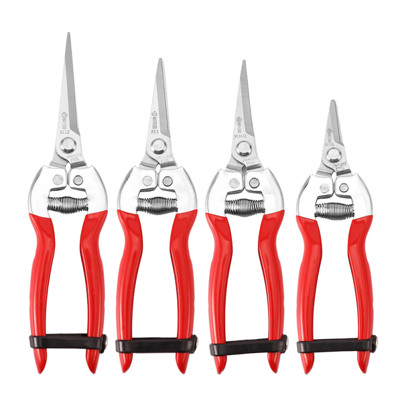 Плодови ножици 911, неръждаема стомана, за рязане на плодове и цветя, грозде, зигзаобразен ръб, марка Sasaki Field