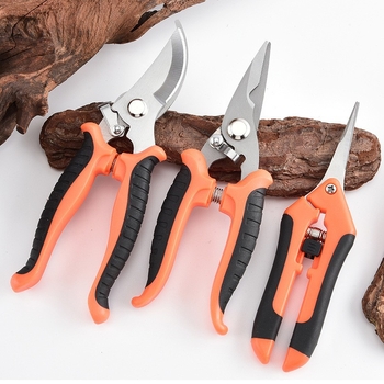 Неръждаема стомана многофункционални градински ножици за резитба – ножици за бонсай – 3-частен комплект за домашна употреба